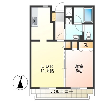 エミネント今泉の物件間取画像